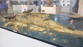 Mapa y canoas